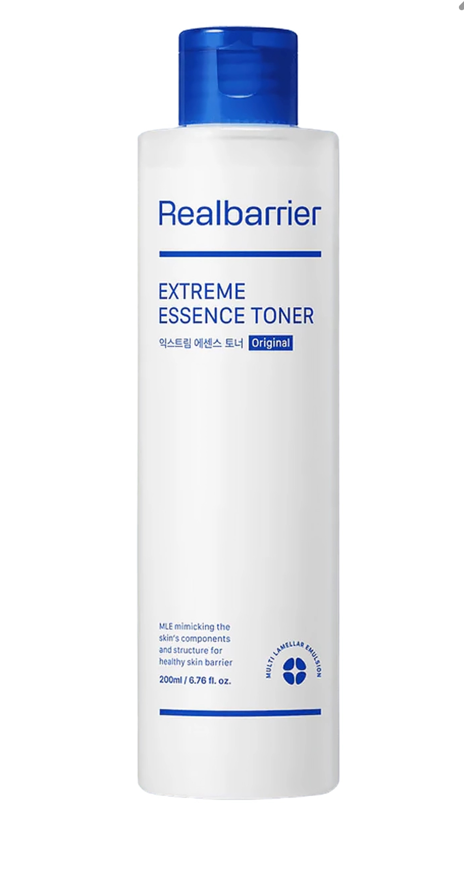 Ламеллярный восстанавливающий тонер-эссенция с керамидами Real Barrier Extreme Essence Toner, 200 мл